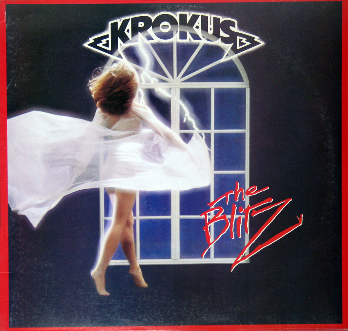 KROKUS - The Blitz USA Pressing 12" Vinyl Lp Album front cover https://vinyl-records.nl